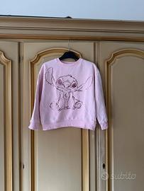 Felpa rosa Disney Stitch x Zara kids 9-10 anni
