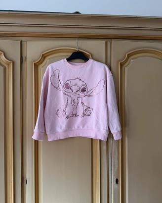Felpa rosa Disney Stitch x Zara kids 9-10 anni