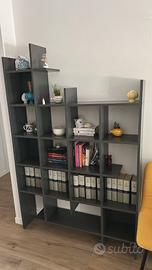 Libreria 122x26h188 cm, Antracite