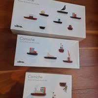 Set di 3 Mensole "Corniches" colore bianco NUOVE