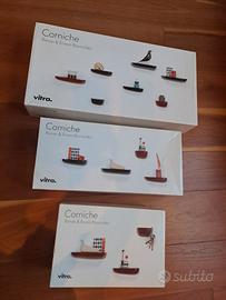 Set di 3 Mensole "Corniches" colore bianco NUOVE