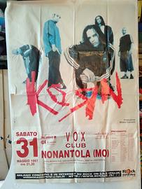 KORN Manifesto concerto 1997 Vox club