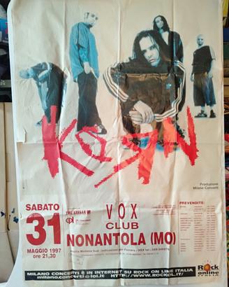 KORN Manifesto concerto 1997 Vox club
