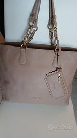 borsa Liu Jo in pelle beige fango