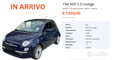 Fiat 500 Lounge 1.2