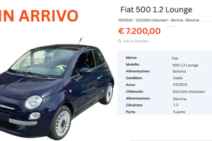 Fiat 500 Lounge 1.2
