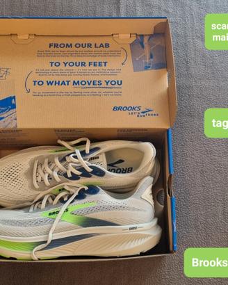 scarpe Brooks Ghost 17 tg. 44,5 col. grigio *NEW