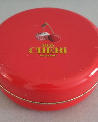 Scatola in Latta Ferrero Mon Cheri Vintage