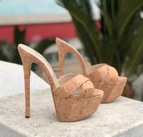 Sandali con tacco 11 cm - n. 38 