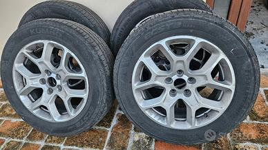 Cerchi e gomme 17 pollici per jeep renegade