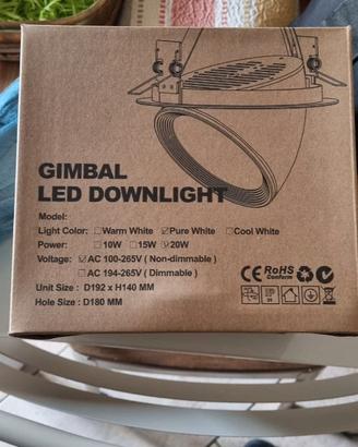 Faretti LED da Incasso Amstra 20W – Nuovi