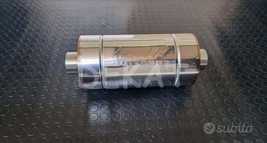 Silenziatore centrale tondo universale auto 380mm