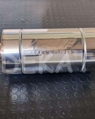 Silenziatore centrale tondo universale auto 380mm