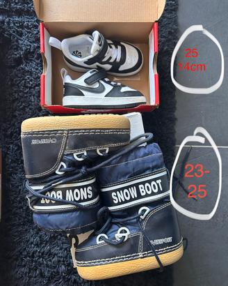 Scarpe bimbo varie misure 3/4 anni