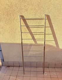 Scala in acciaio cromato