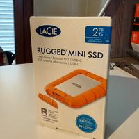 LaCie Rugged Mini SSD 2TB SIGILLATO 2000MB/s
