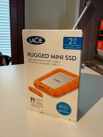 LaCie Rugged Mini SSD 2TB SIGILLATO 2000MB/s
