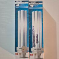 N. 2 Lampadine Philips G24q-3 PL-C 4P 26W/830 