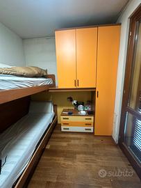 camera con letto a castello
