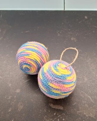 Palline natalizie uncinetto