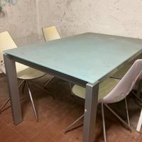 Tavolo allungabile calligaris con 4 sedie