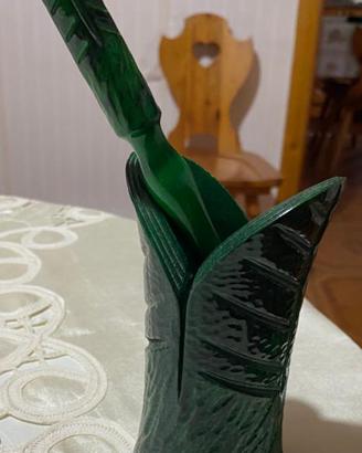 Portapenne con penna in legno