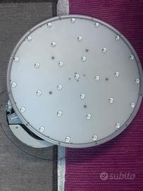 Lampadario sospensione Led cromato