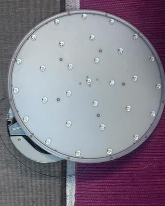 Lampadario sospensione Led cromato