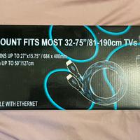 Staffa da soffitto tv