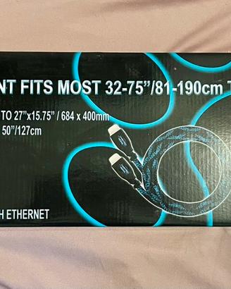 Staffa da soffitto tv