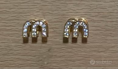 Miu Miu orecchini doppio colore