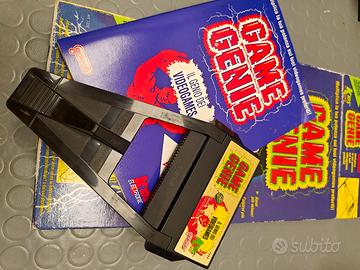 Nintendo NES game genie nuovo + scatola, codici