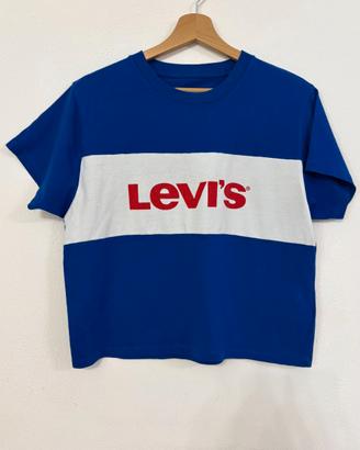 LEVI'S Maglia t-shirt blu logo