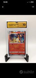 Carta pokemon charizard gradata