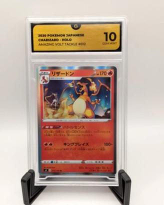 Carta pokemon charizard gradata