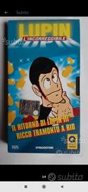 Videocassetta VHS n. 1 "LUPIN l'incorreggibile"