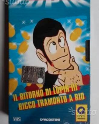 Videocassetta VHS n. 1 "LUPIN l'incorreggibile"