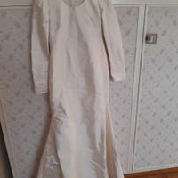 vestito da sposa in cady di seta