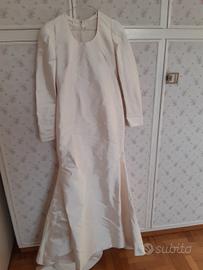 vestito da sposa in cady di seta