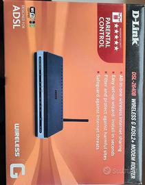 Modem Router D-Link 2640B wirless G ADSL2+