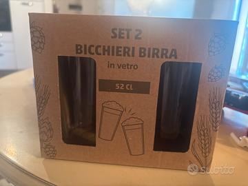 Set 2 bicchieri birra