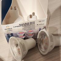 4 Faretti Led Smart GU10, WiFi+Bluetooth, RGB