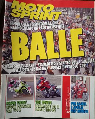 Rivista MOTOSPRINT numero 6 del 1993