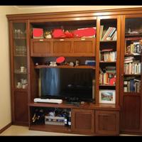 mobile sala e tavolino vetro