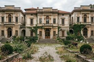 Ampio Appartamento al grezzo in villa con parco