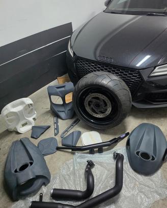 Pezzi V Rod cerchi 300 sosp aria forcella bodykit 