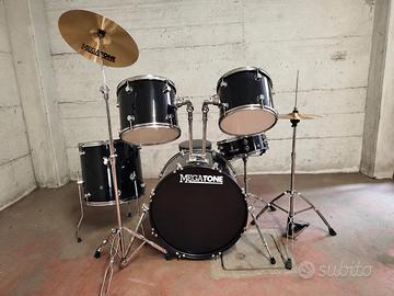 batteria acustica completa MEGATONE  5 pezzi