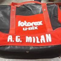 borsone tecnico ufficiale A.C. Milan anni 80