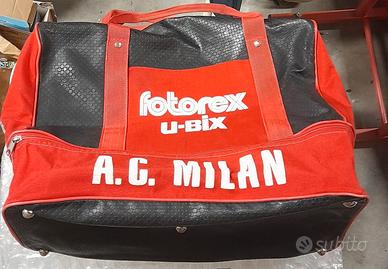 borsone tecnico ufficiale A.C. Milan anni 80