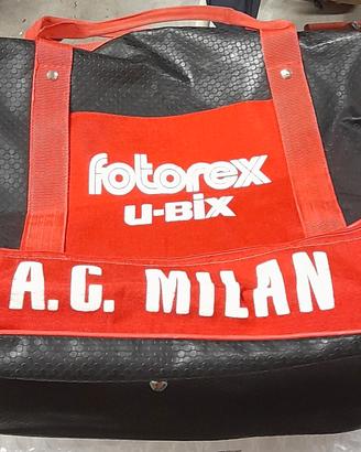 borsone tecnico ufficiale A.C. Milan anni 80